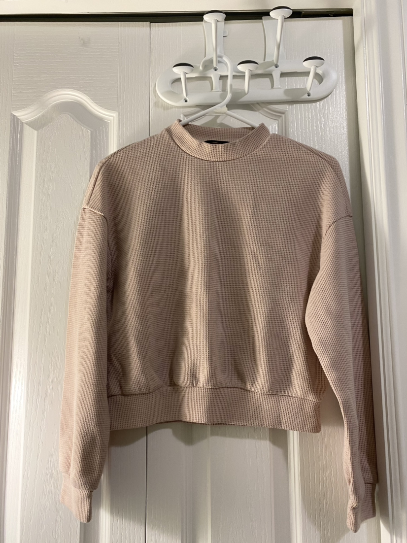 SHEIN Essnce Mock-Neck Drop Shoulder Pullover| size XS - photo 2