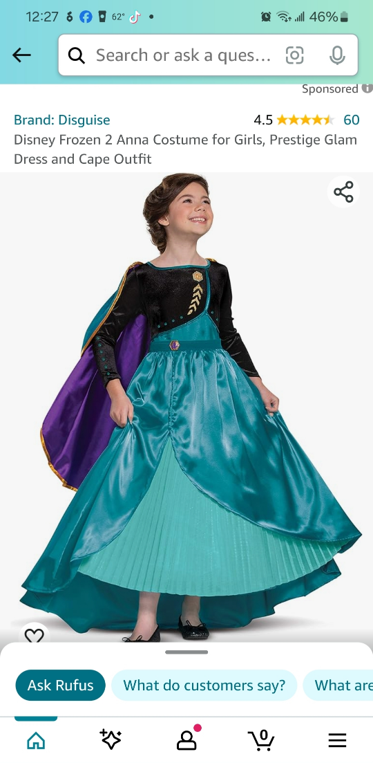 Princess Ana costume from Frozen - photo 2