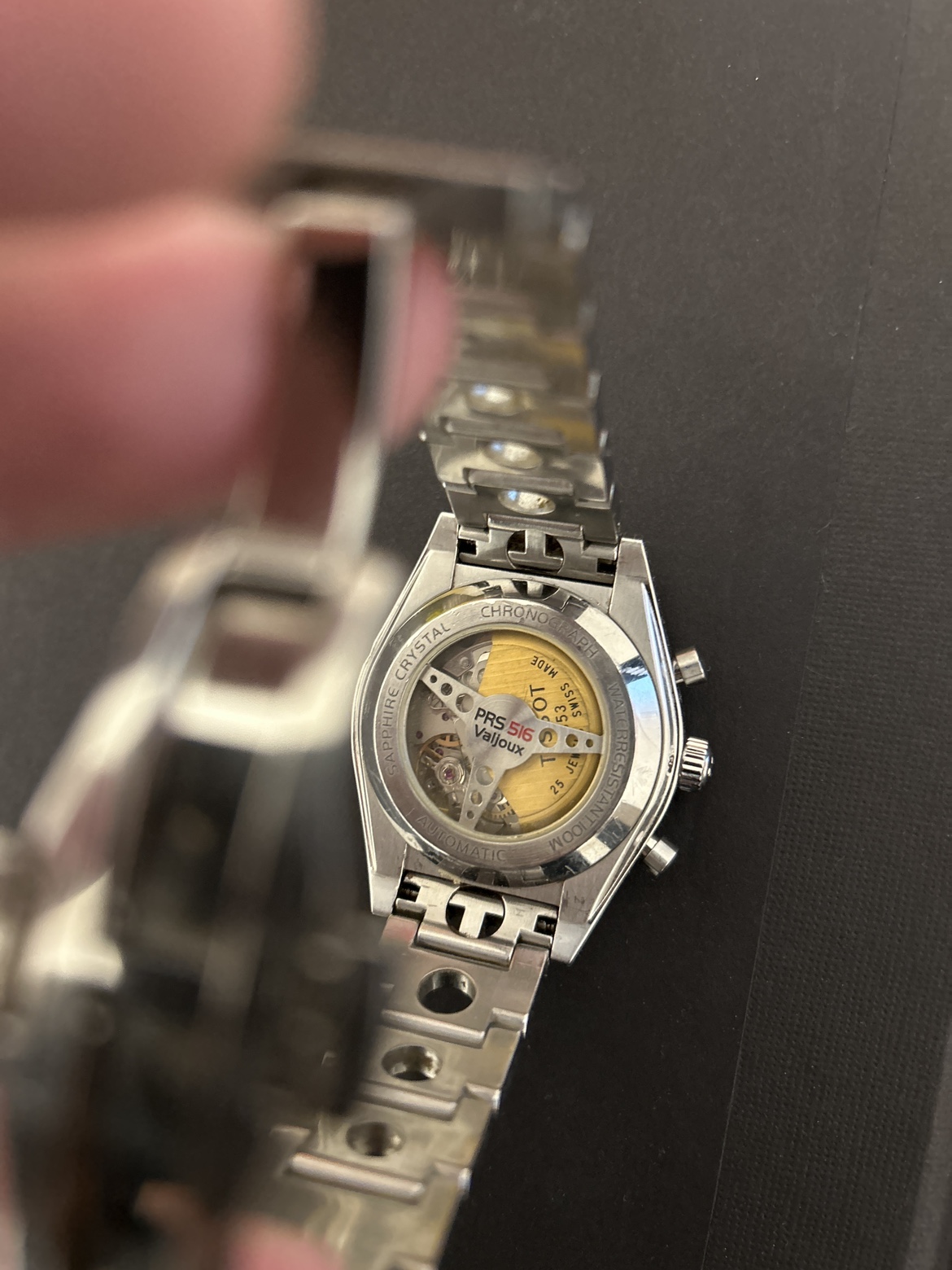 Tissot PRS 516 Valjoux carbon fiber - photo 2