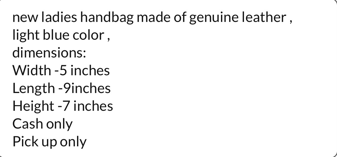 Brand new small bag image indicator(5)