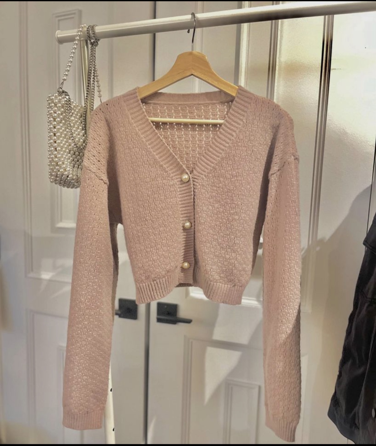 Korean Cropped Cardigan image indicator(4)