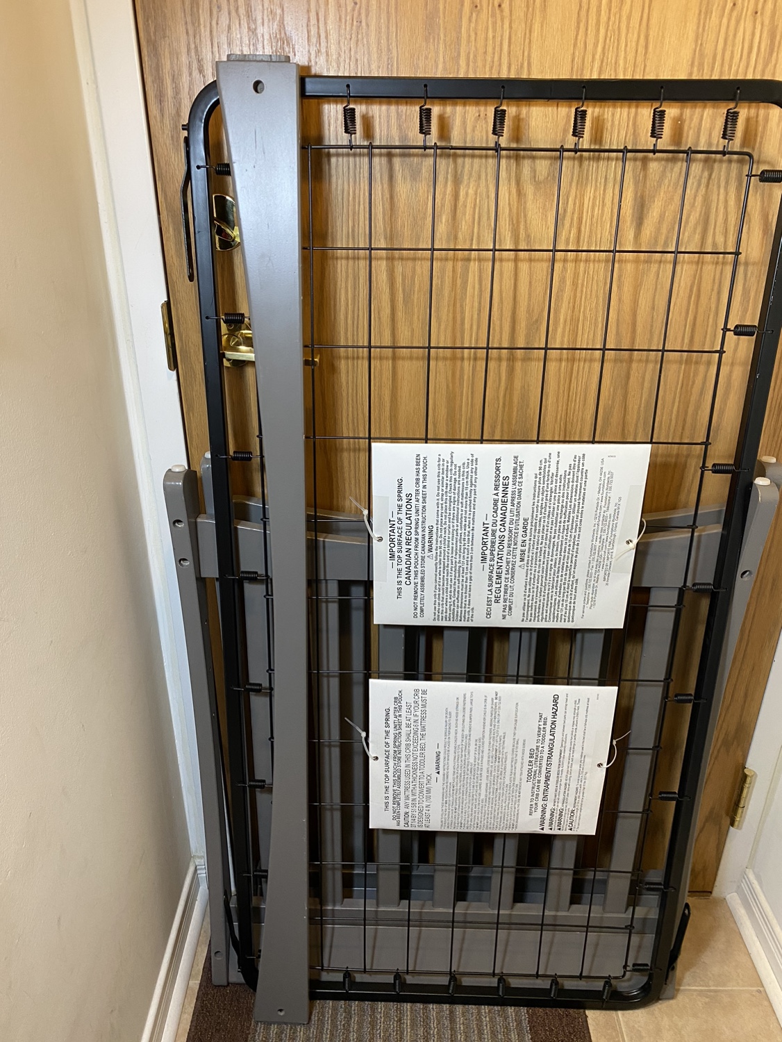 #freecycle Child Craft Parisian Stationary Grey Grib image indicator(3)