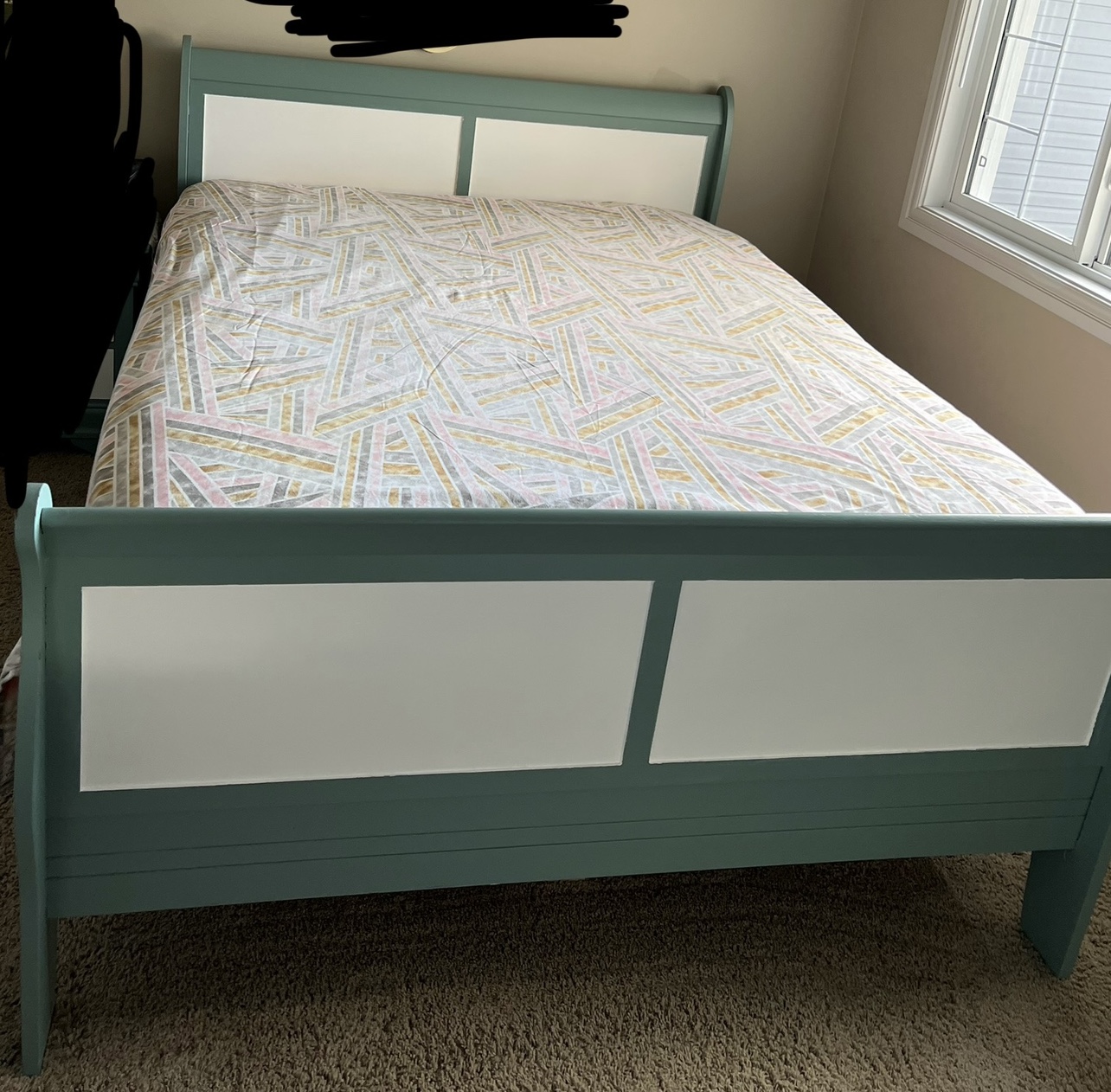 Bed frame and box spring