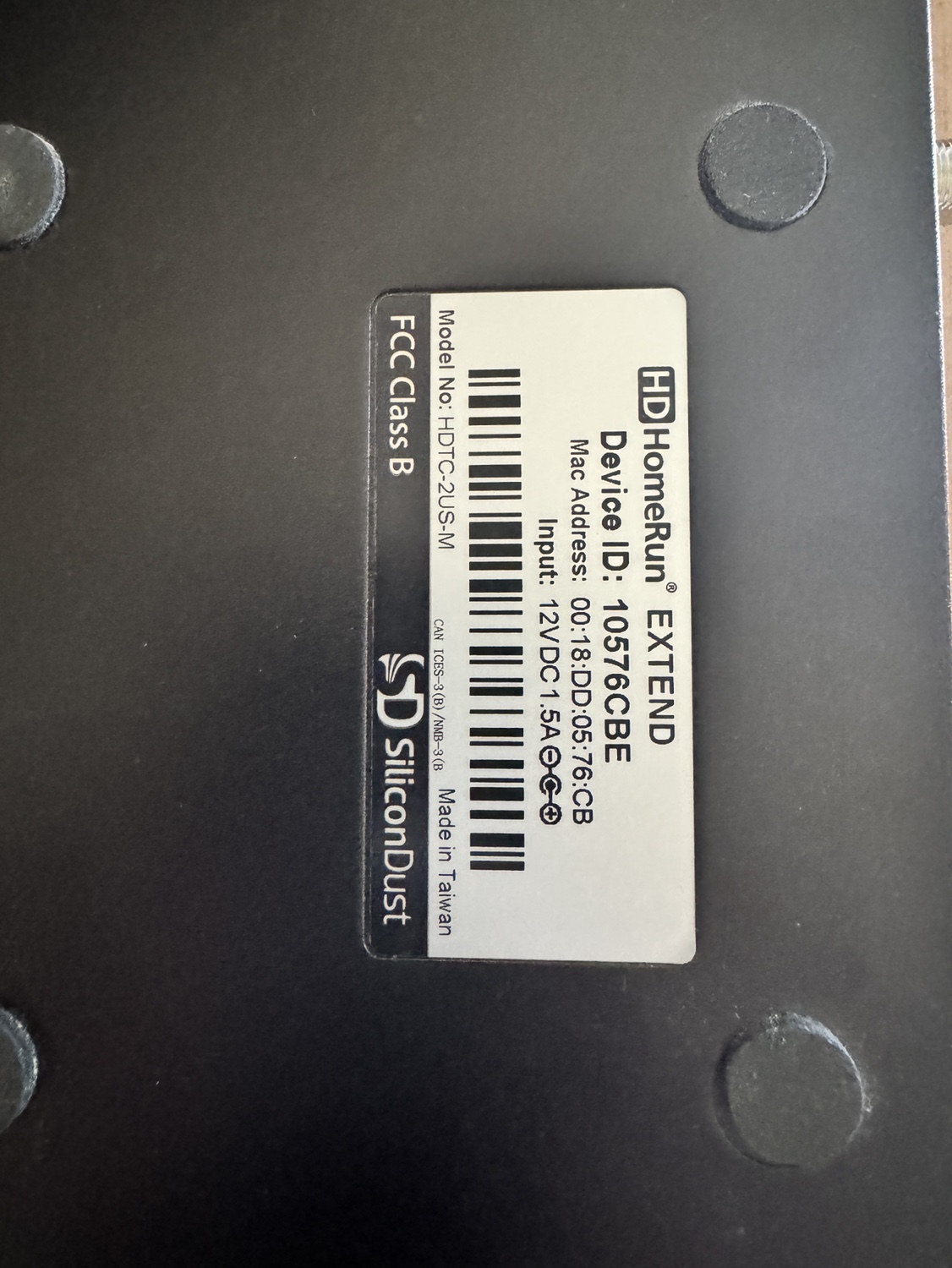 SILICONDUST HDHomeRun Extend OTA Dual HDTV Tuner ATSC image indicator(5)