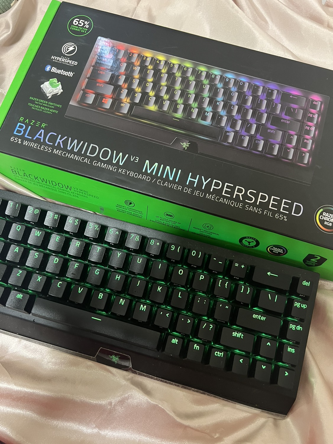 Razer BlackWidowMini Backlit Mechanical Gaming Keyboard thumbnail