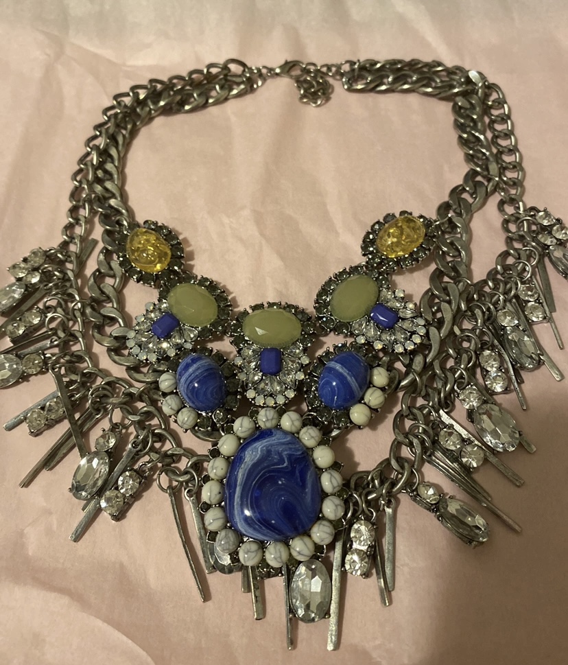 Statement turquoise layered necklace from Honey thumbnail