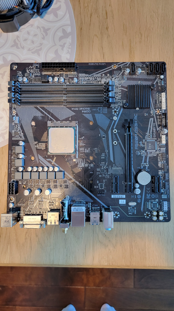 Gigabyte A520M Board + AMD Cooler + Case (+ 350W PSU + Fan) thumbnail