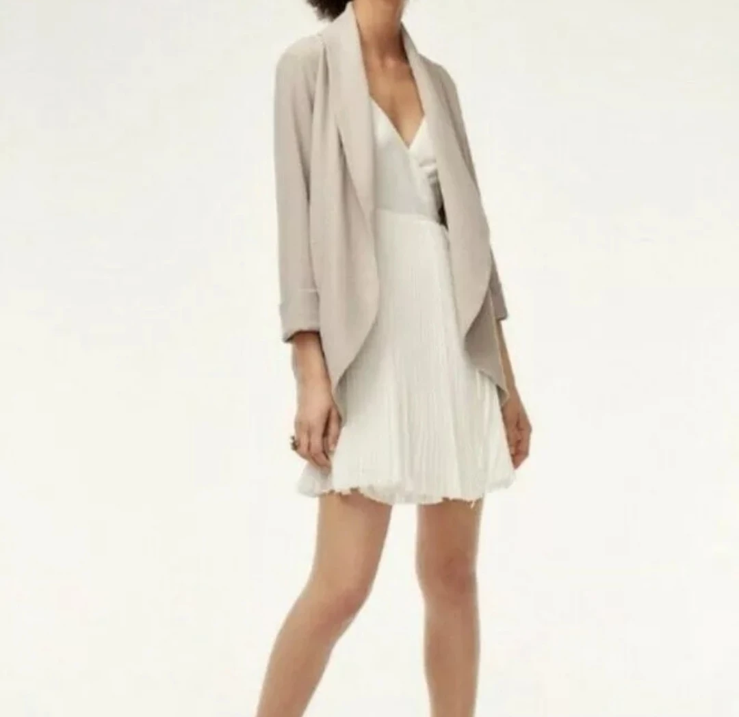 aritzia chevalier neutral blazer s4 - photo 2