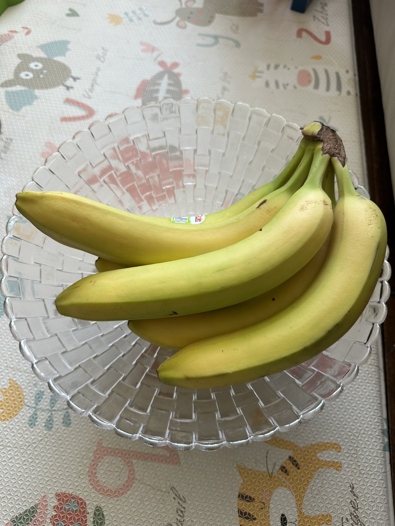 Glass and metal fruit holder - photo 3