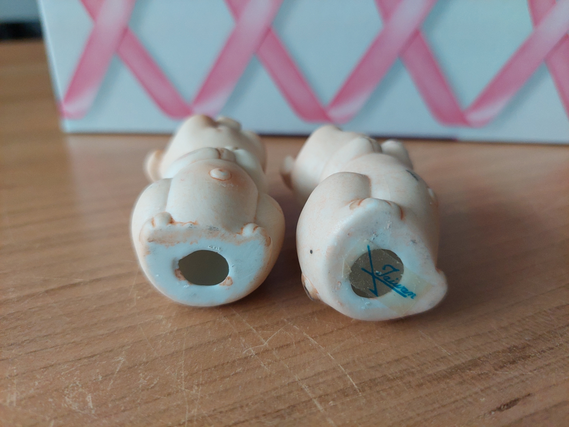 Vintage 90s pig figurine set of 2 home decor collection - photo 3