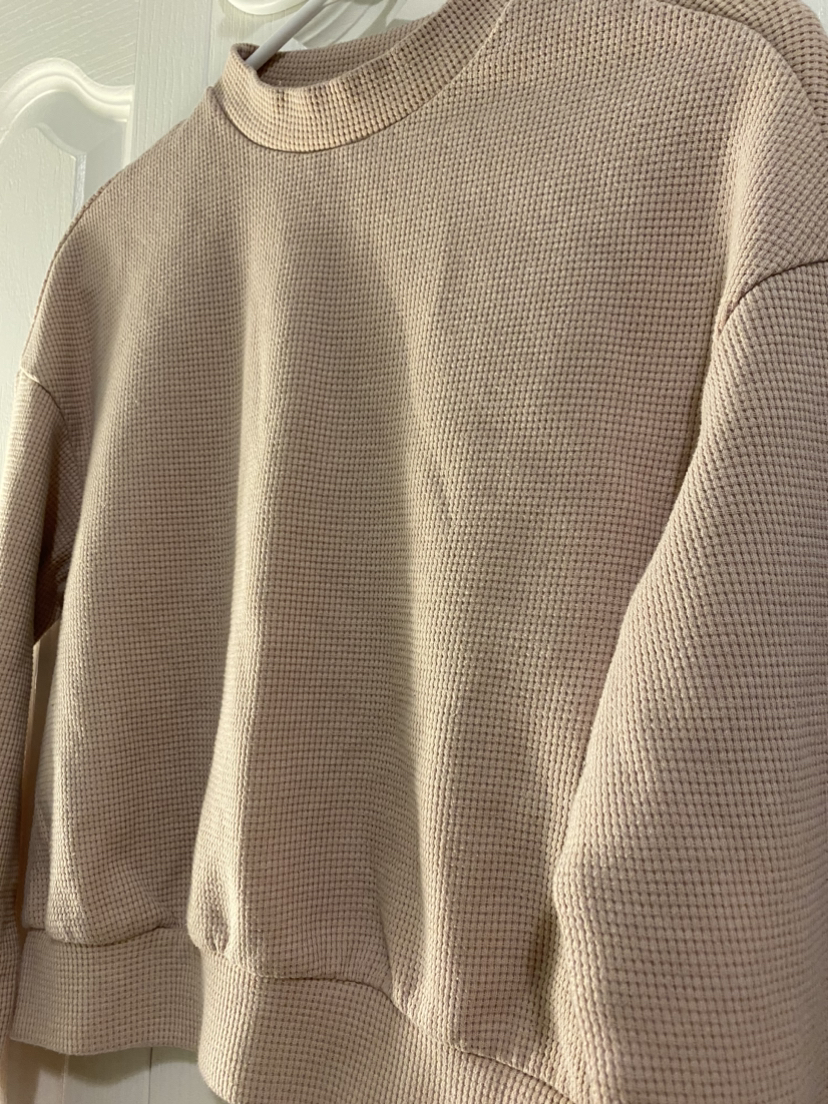SHEIN Essnce Mock-Neck Drop Shoulder Pullover| size XS - photo 3