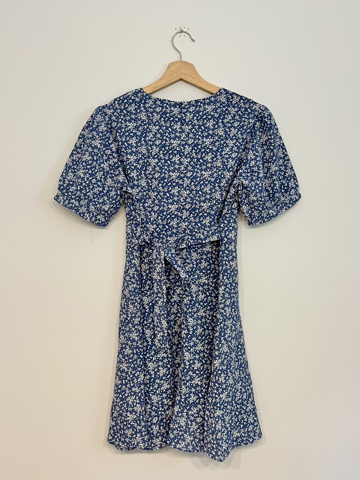 Blue Puff Sleeve Dress - photo 2