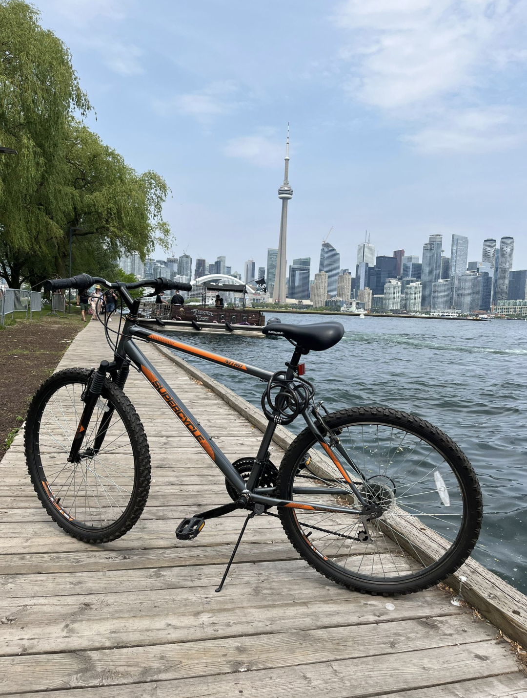 Mountain bike & air pump for sale