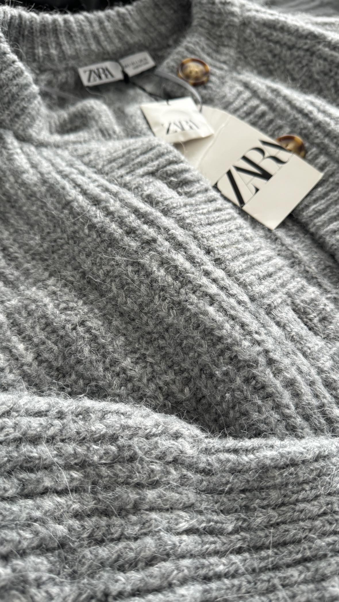 Zara Grey Cardigan New tagged - photo 4
