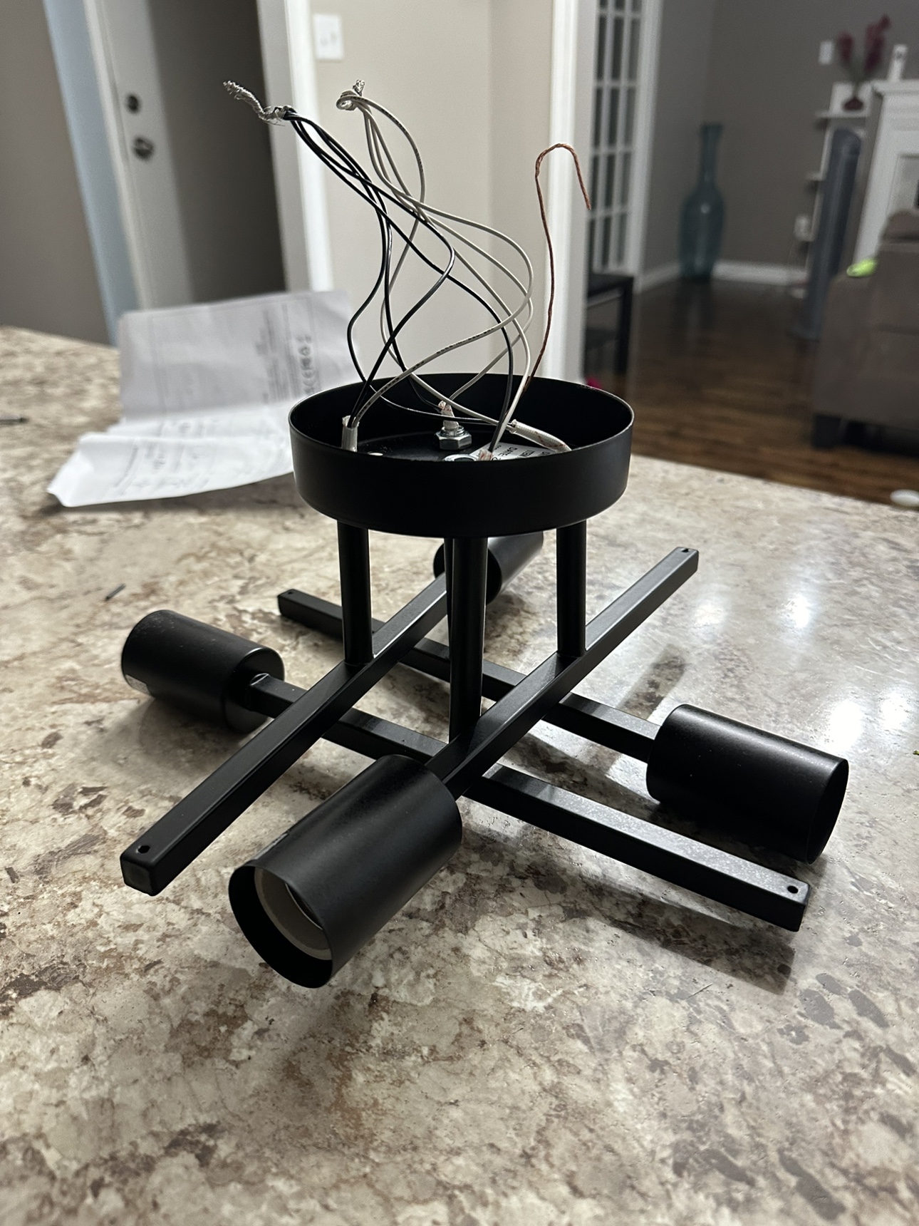 Black Light Fixtures Ceiling Mount, - photo 4