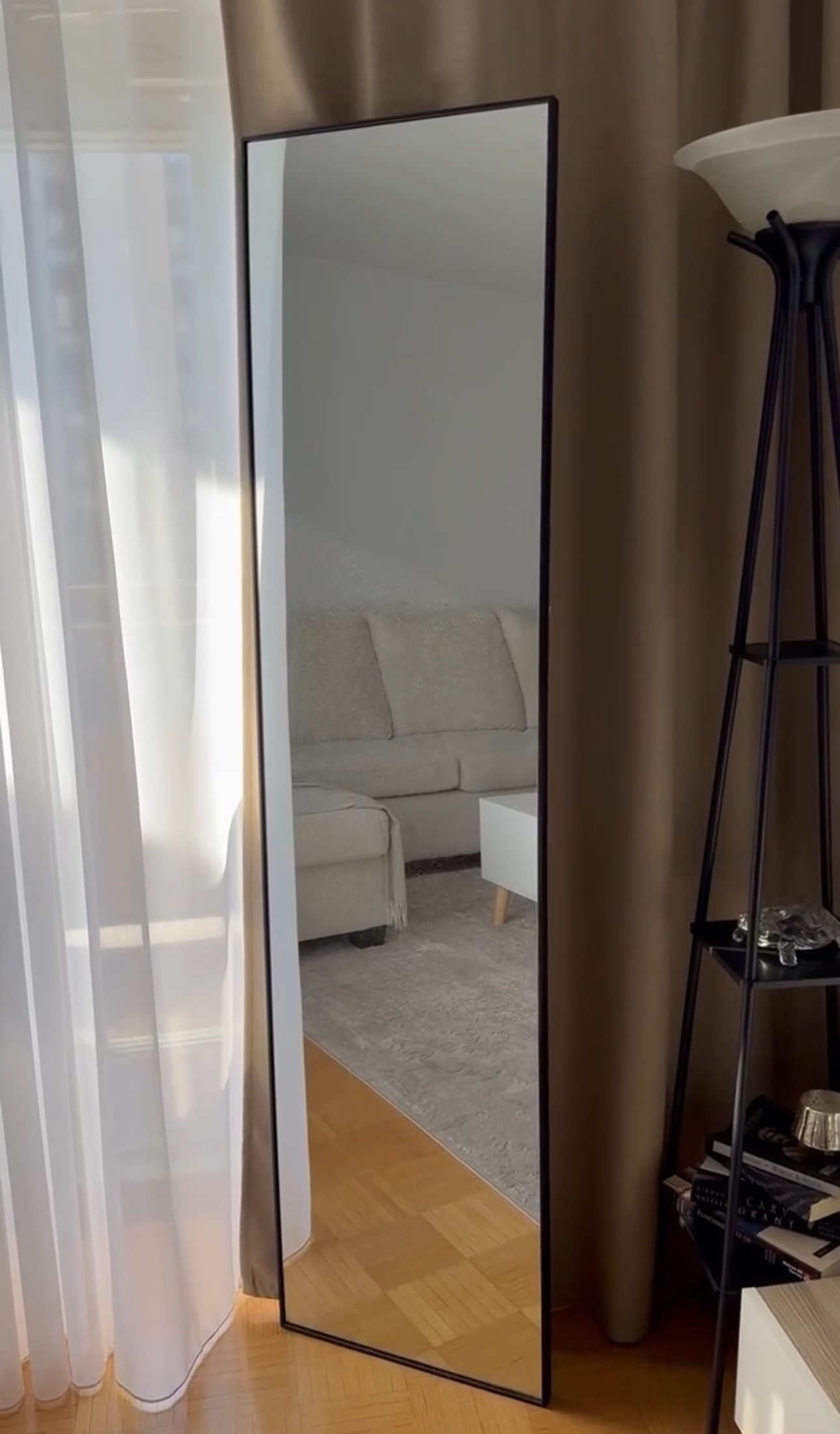 ‼️MOVING SALE Black Full Length Mirror