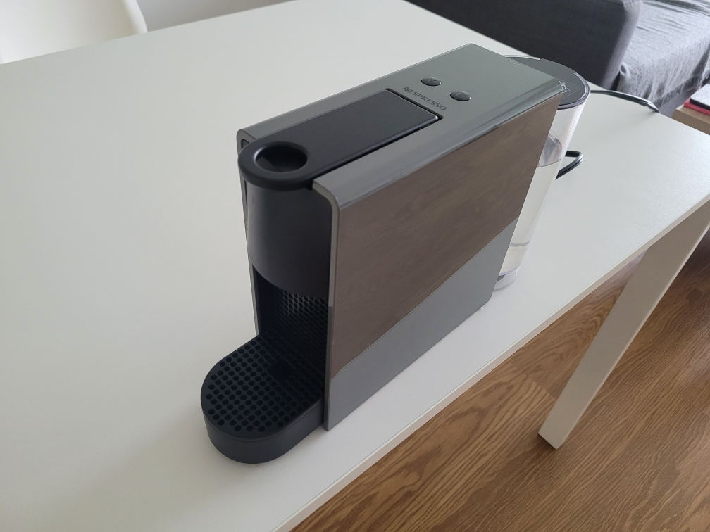 Nespresso machine, essenza mini, gray