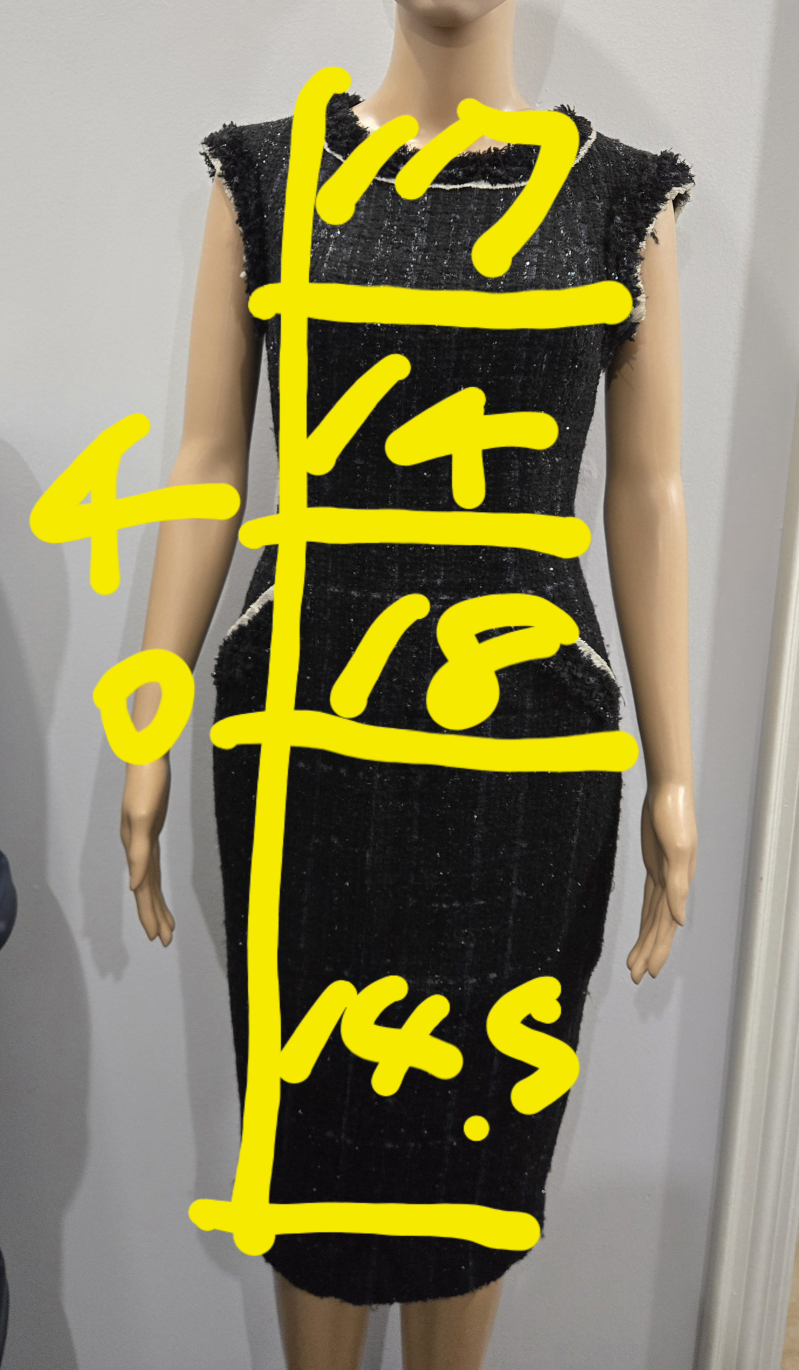 Pink Tartan Tweed Dress + Free Designer 6397 Blazer - photo 2