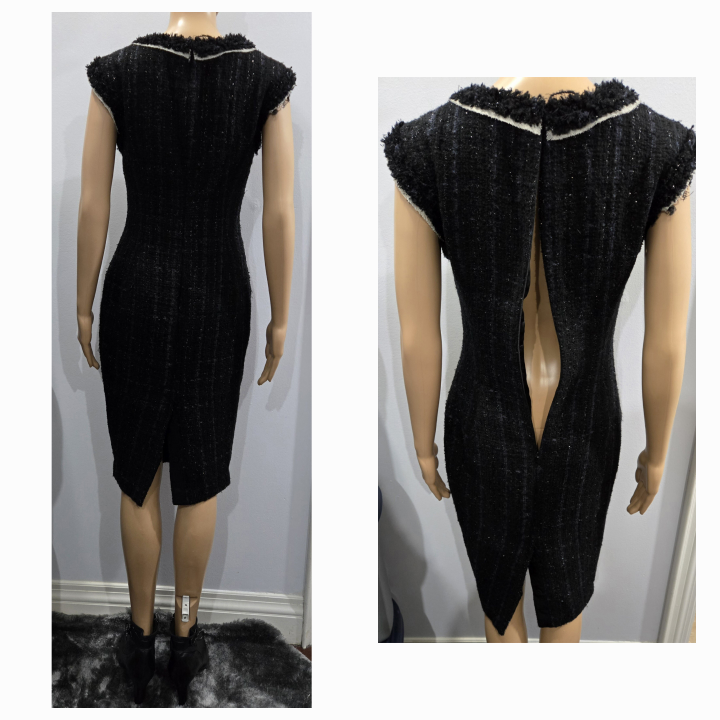Pink Tartan Tweed Dress + Free Designer 6397 Blazer - photo 5