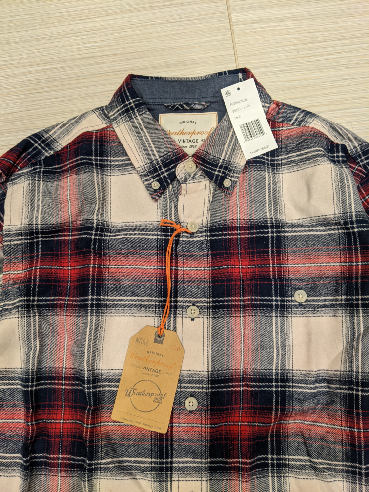 Original weatherproof plaid shirt med - photo 2