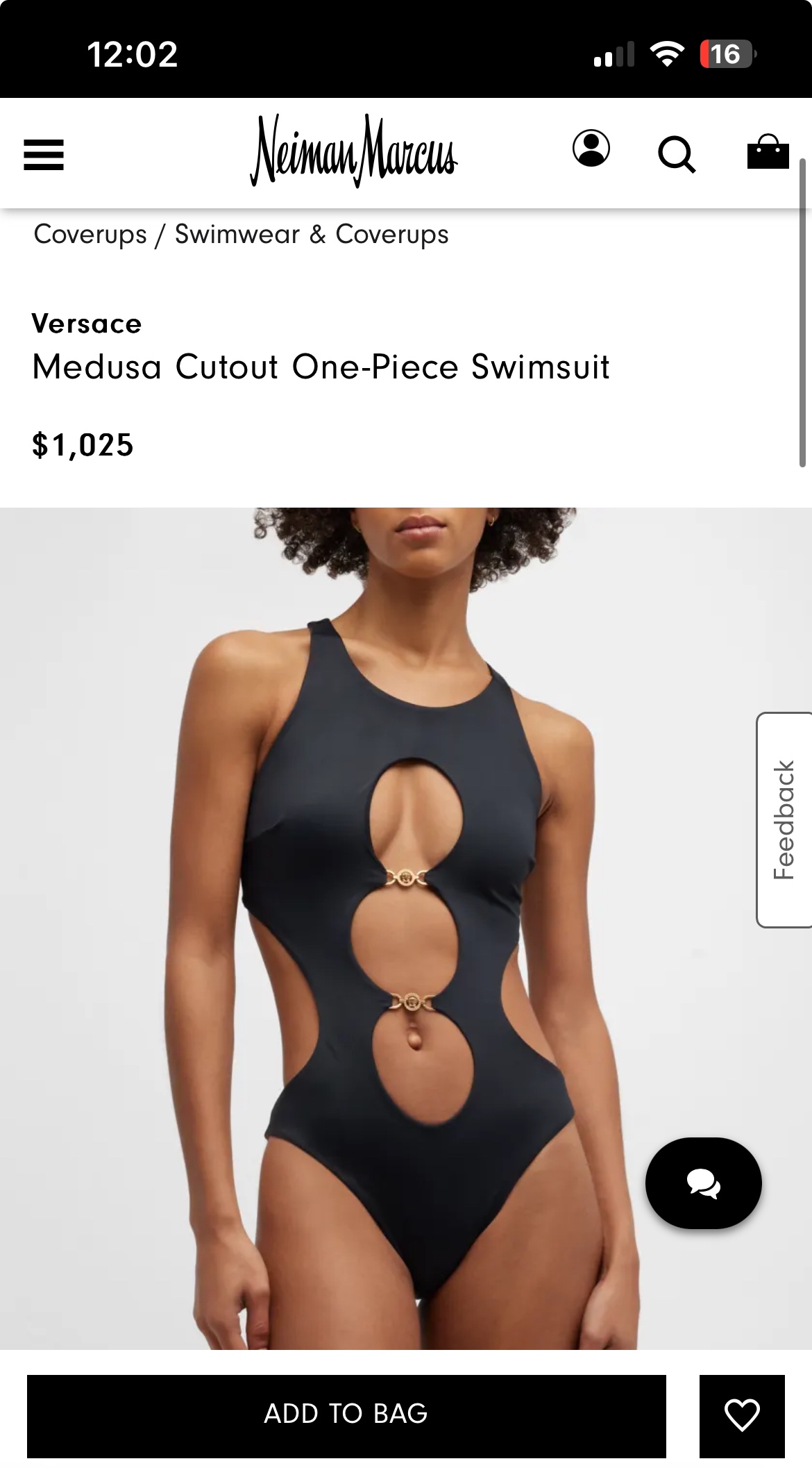 Versace cut out swimsuit size 3 - photo 3