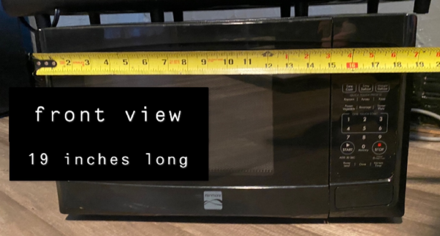Black Kenmore Microwave