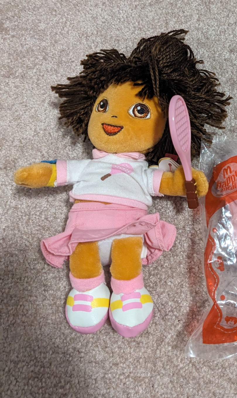 DORA the Explorer DORA DEL TENIS Beanie Baby 7 image indicator(3)