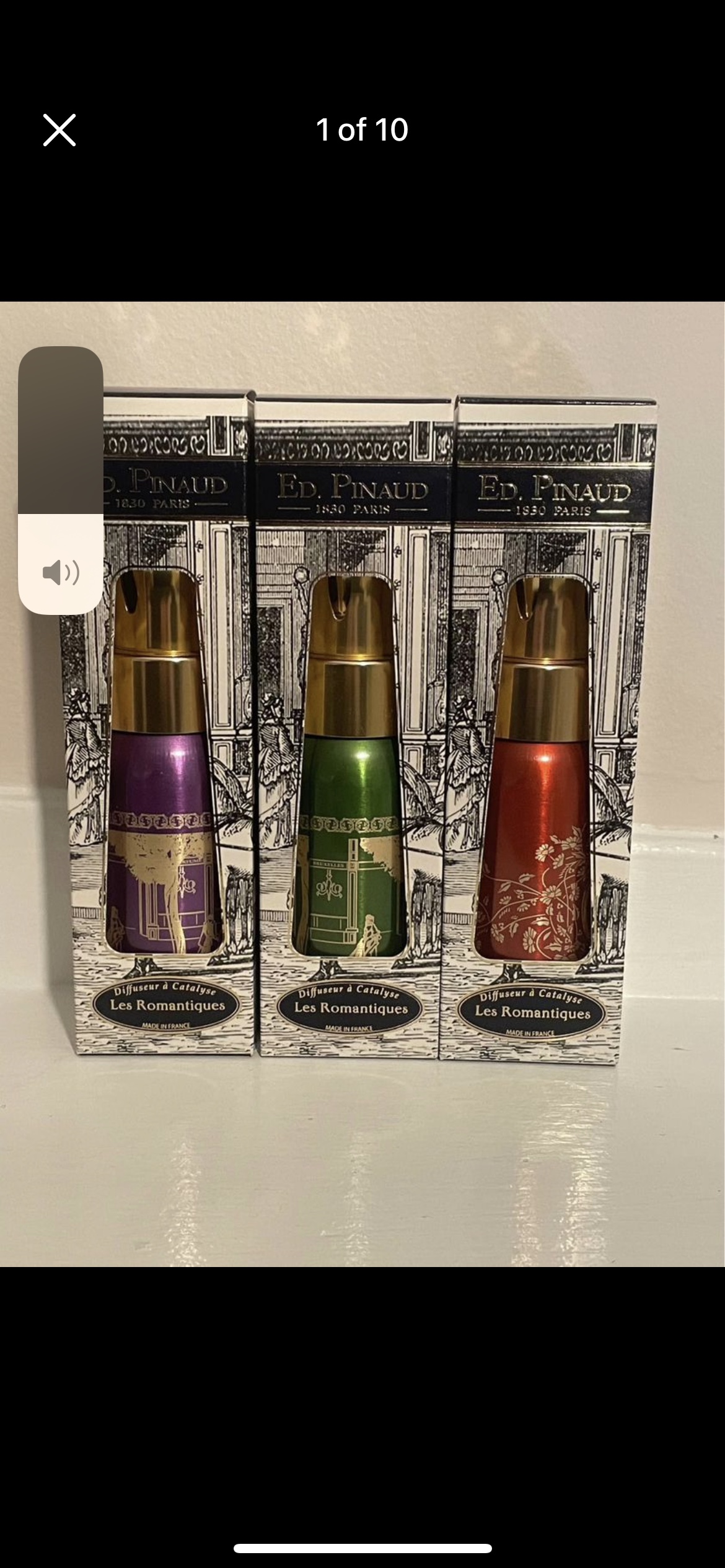 Ed Pinaud scent Diffusers - burning wick #freecycle