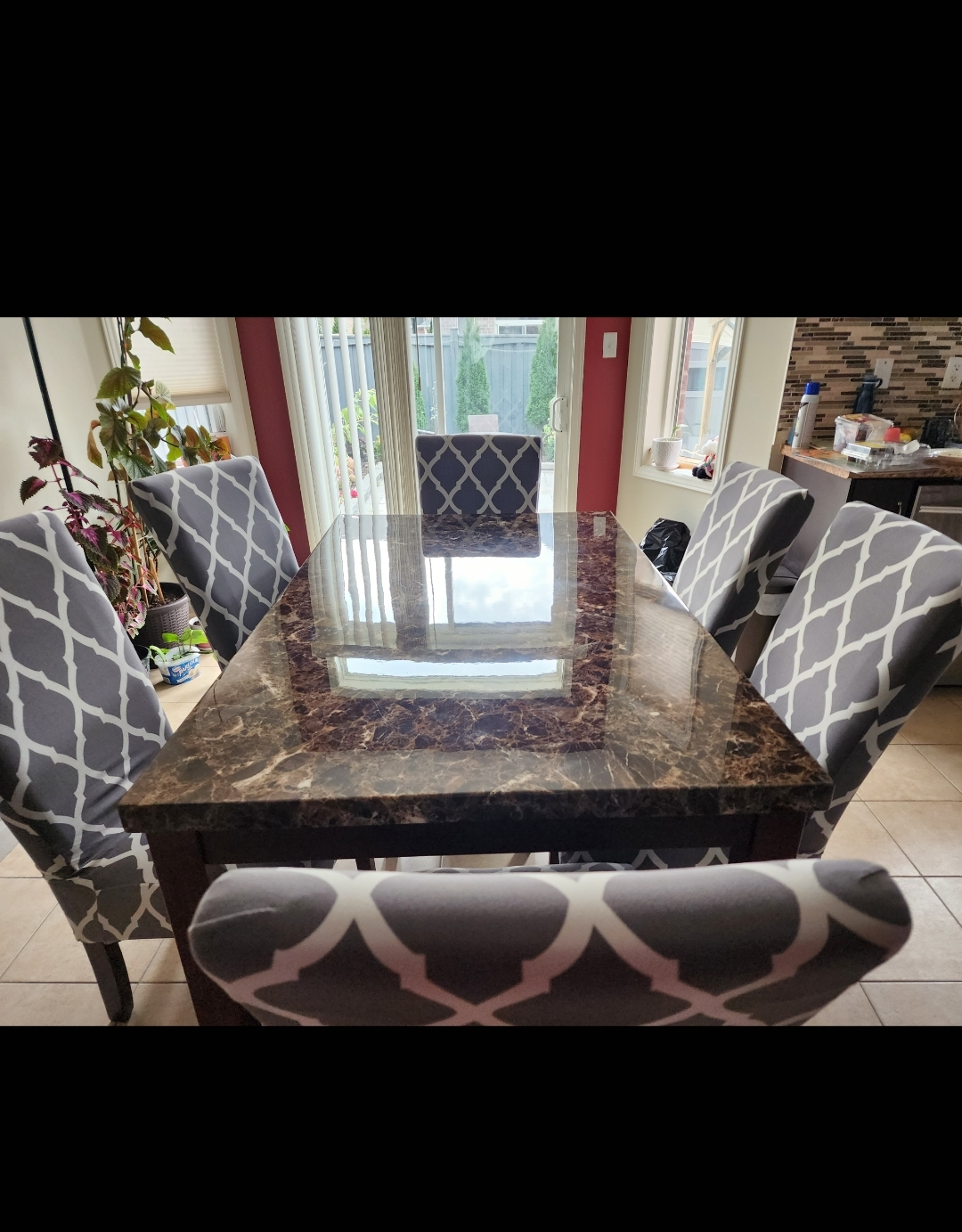 dining set with 6 chairs - photo 3