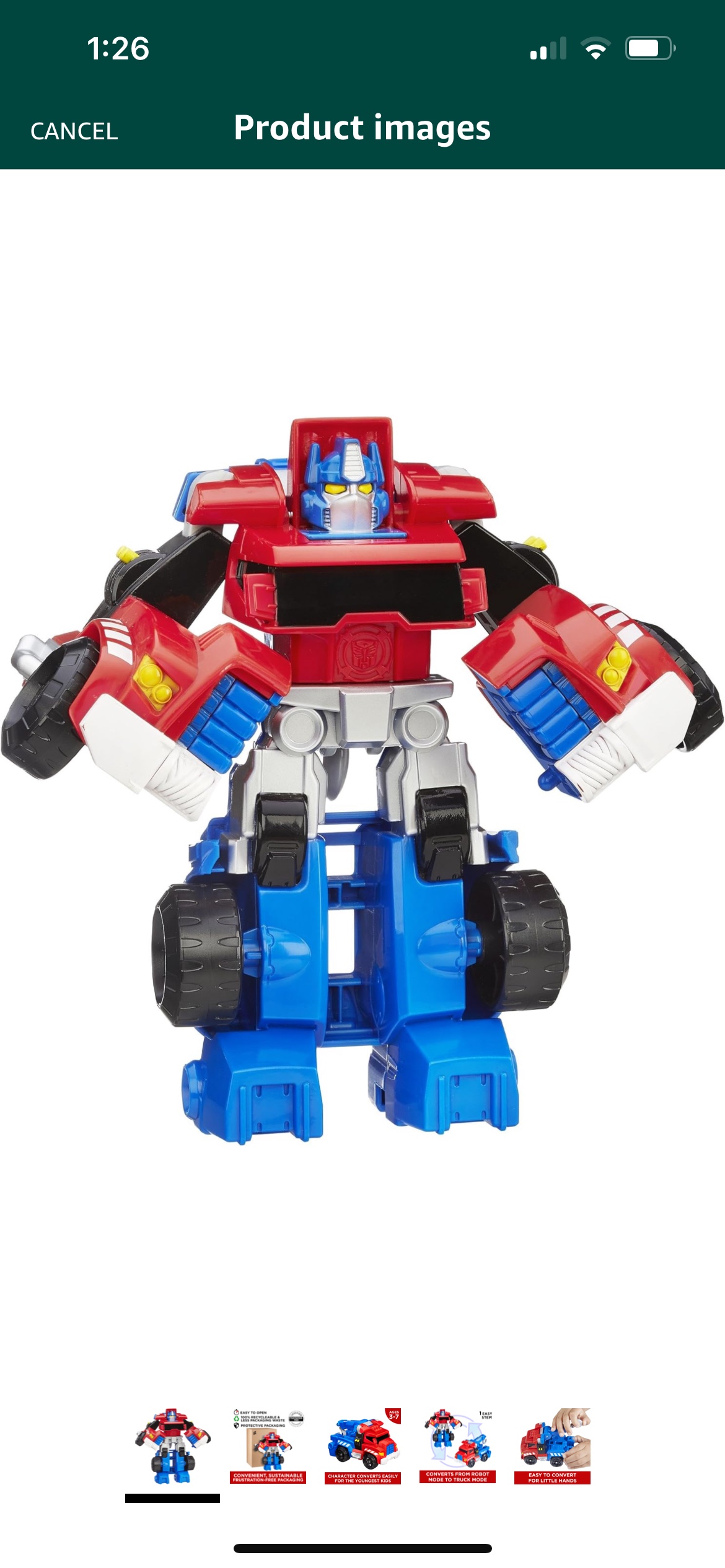 Optimus Prime Toy - photo 3