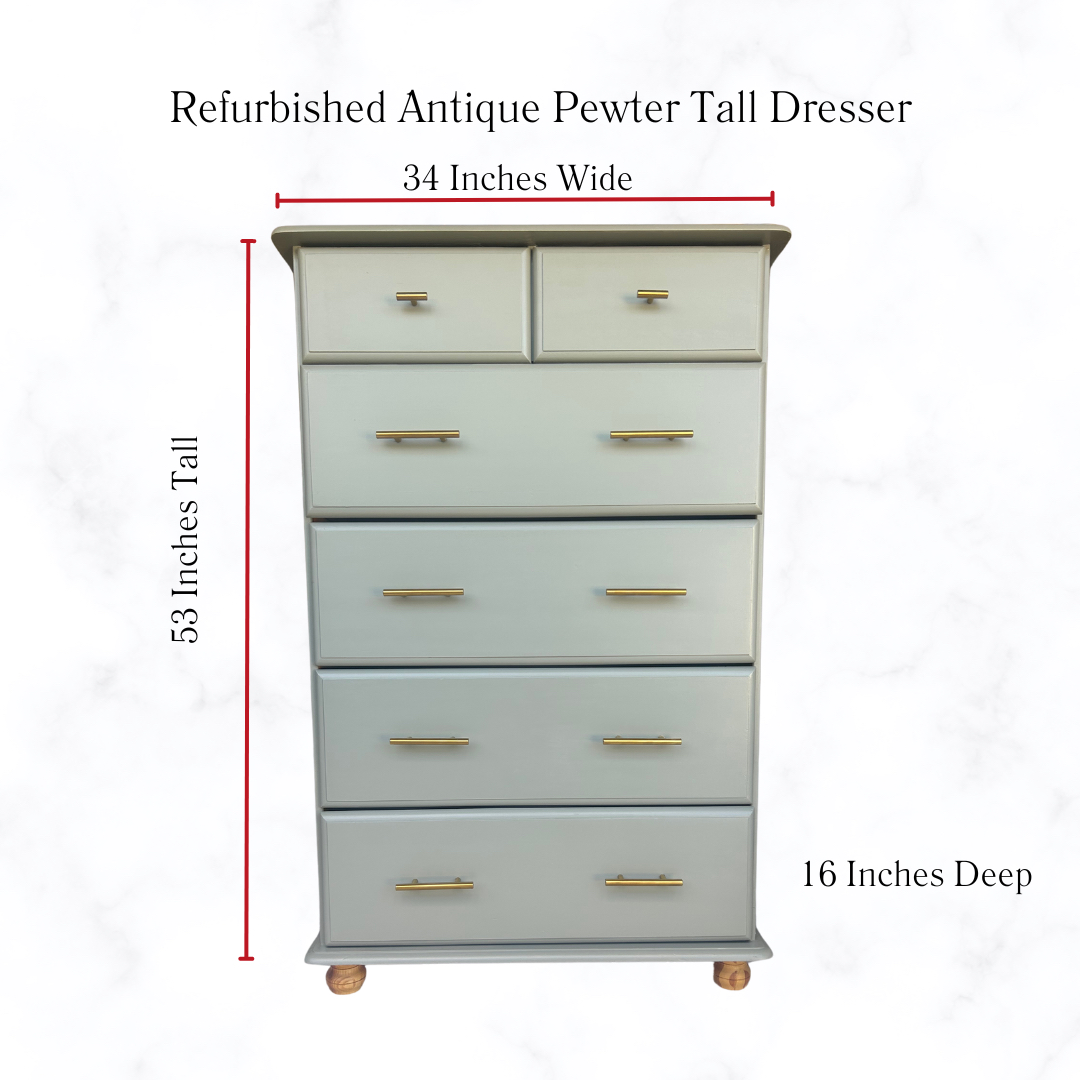 Tall Wood Dresser - photo 5