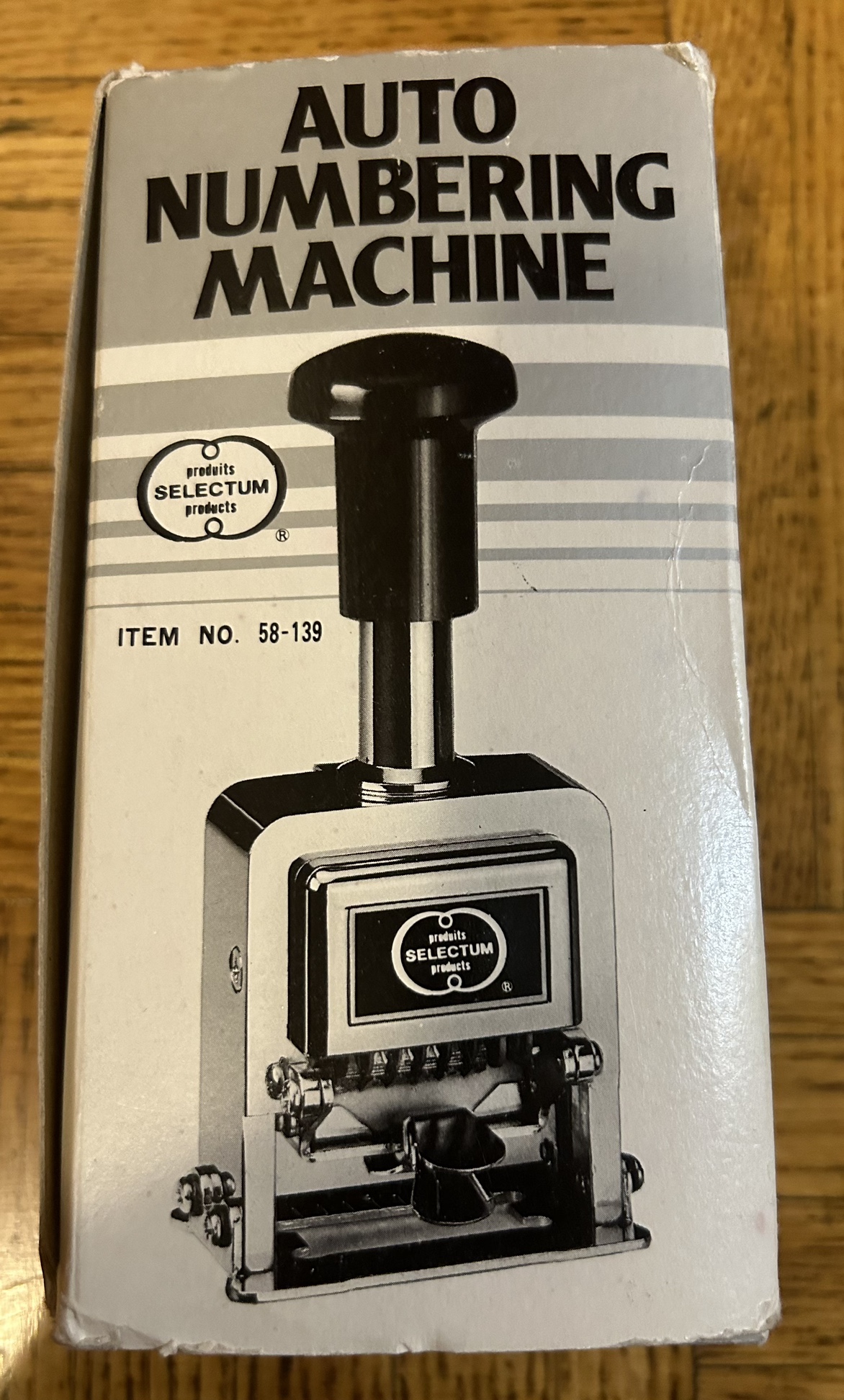 Auto numbering machine barely used thumbnail