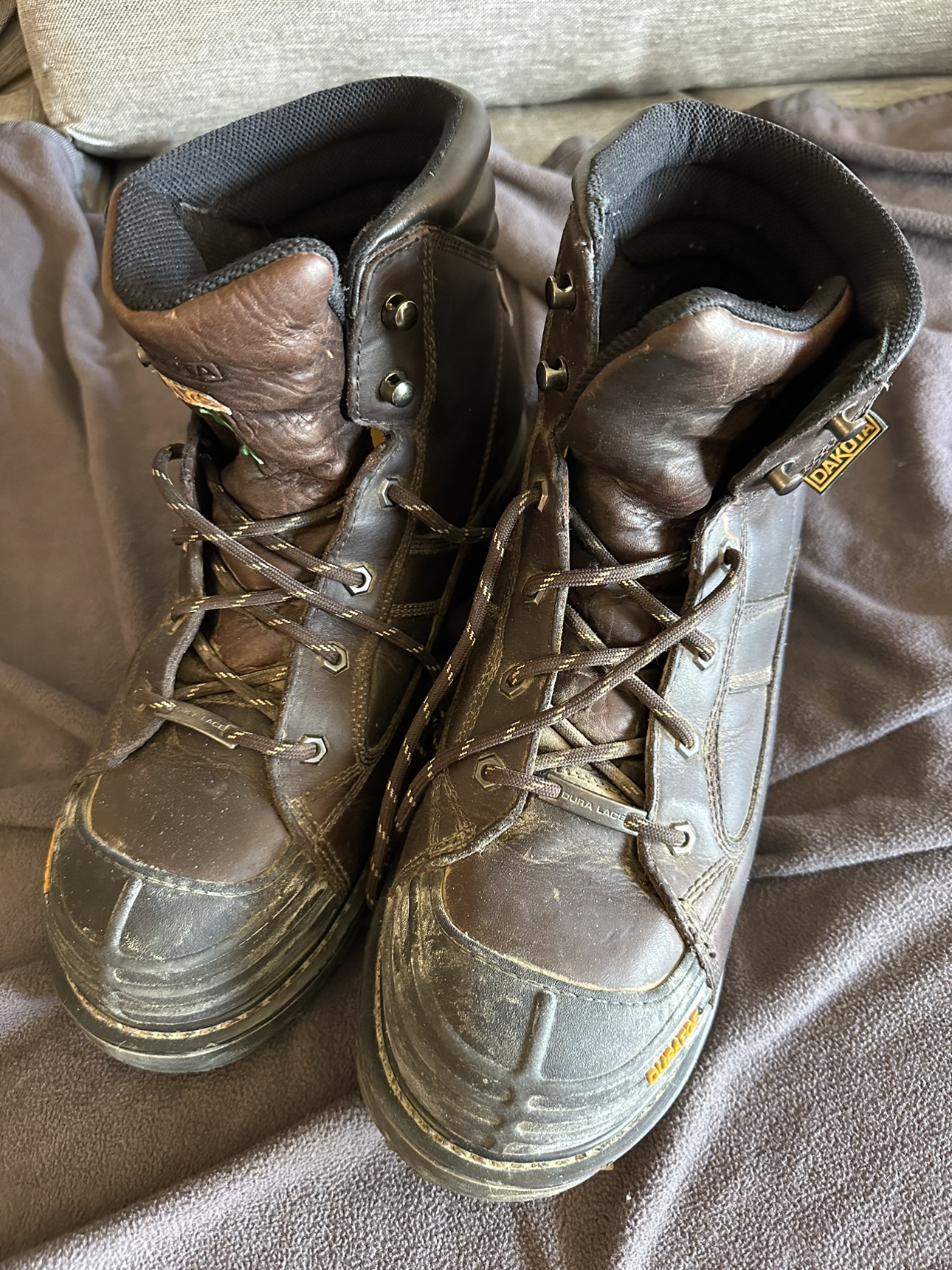 Dakota steel toe Boots sz 14