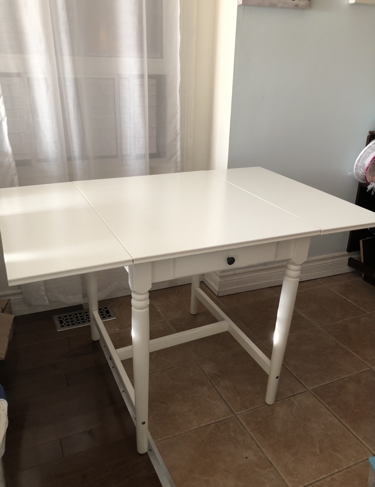 IKEA ingatorp foldable kitchen table - photo 3