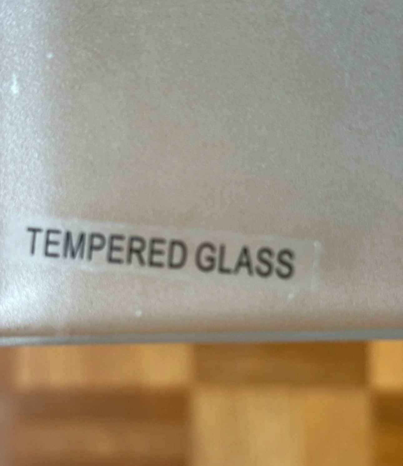 Frosted Glass End Table - photo 3