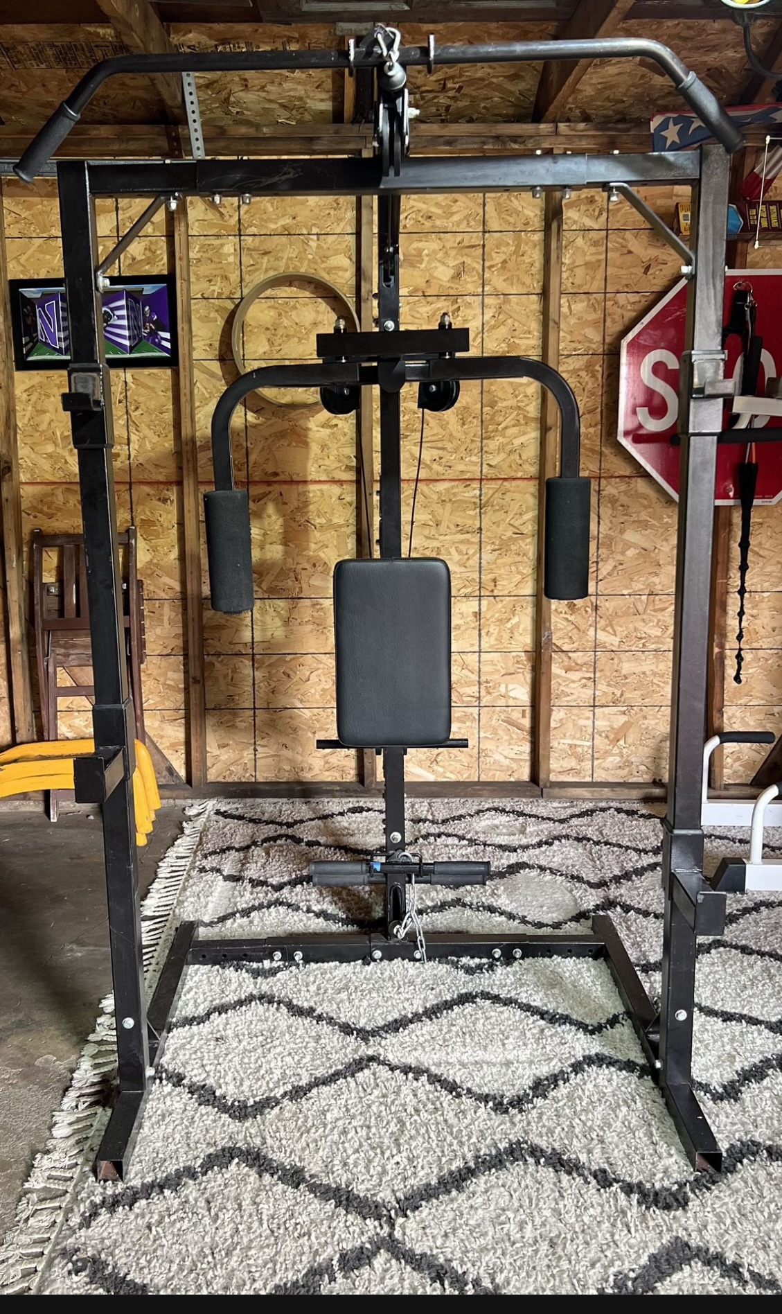 Half Rack Cable Machine