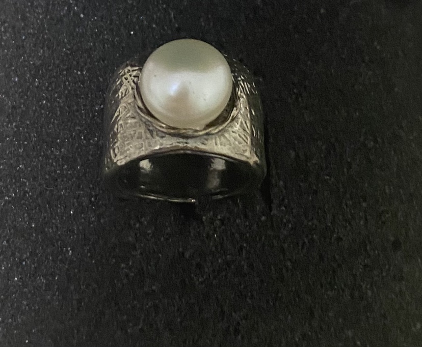 Sterling silver (925) mother of pearl ring - photo 2