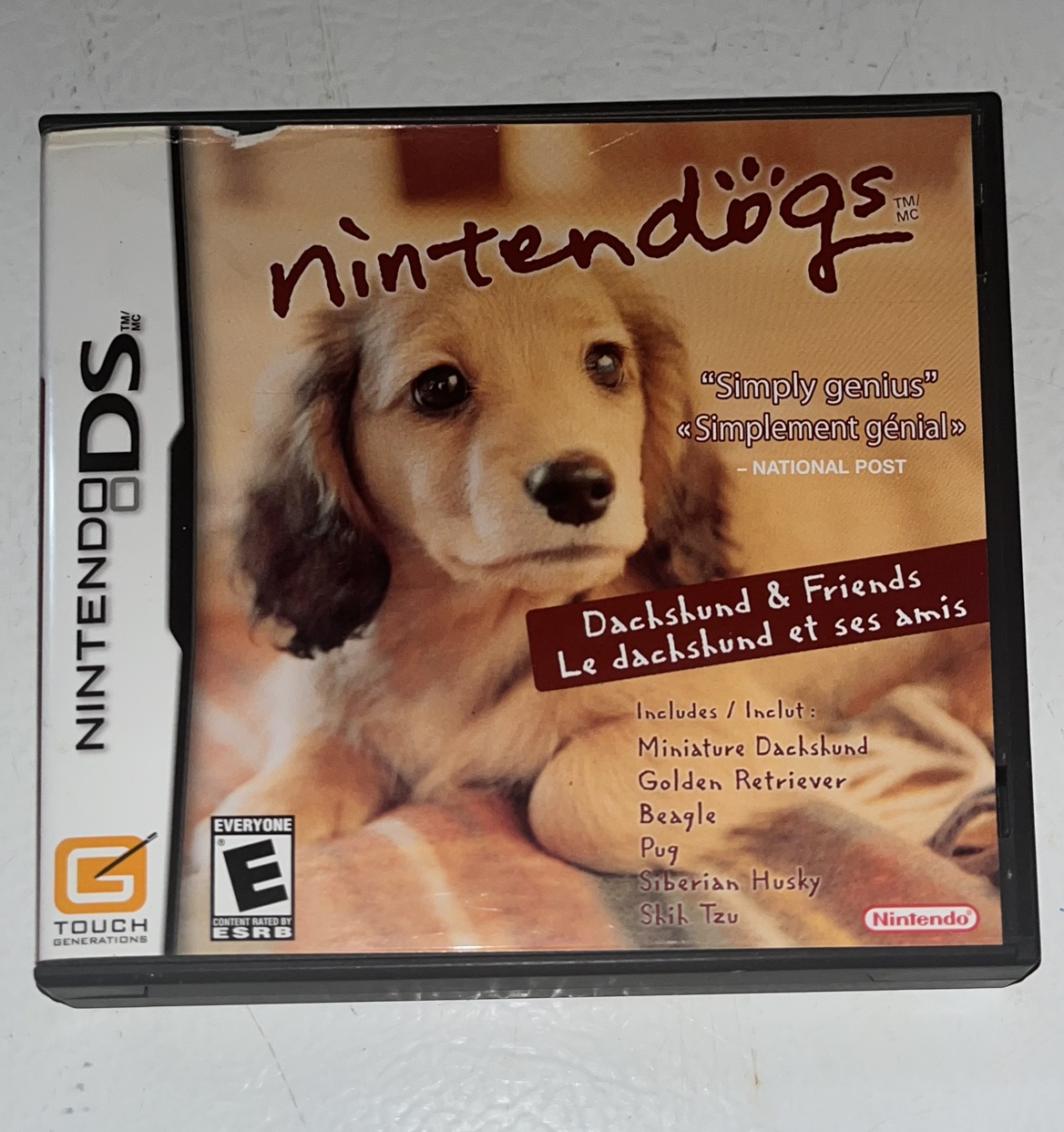 Nintendogs: Dachshund & Friends - Nintendo DS Game Untested thumbnail