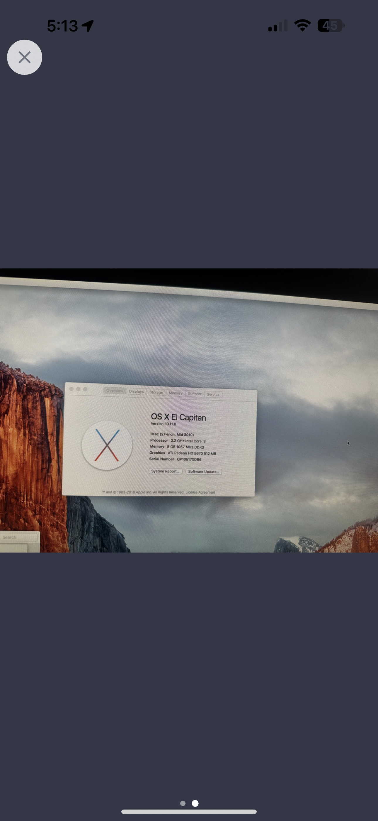 iMac 27 inch 2010 - photo 2