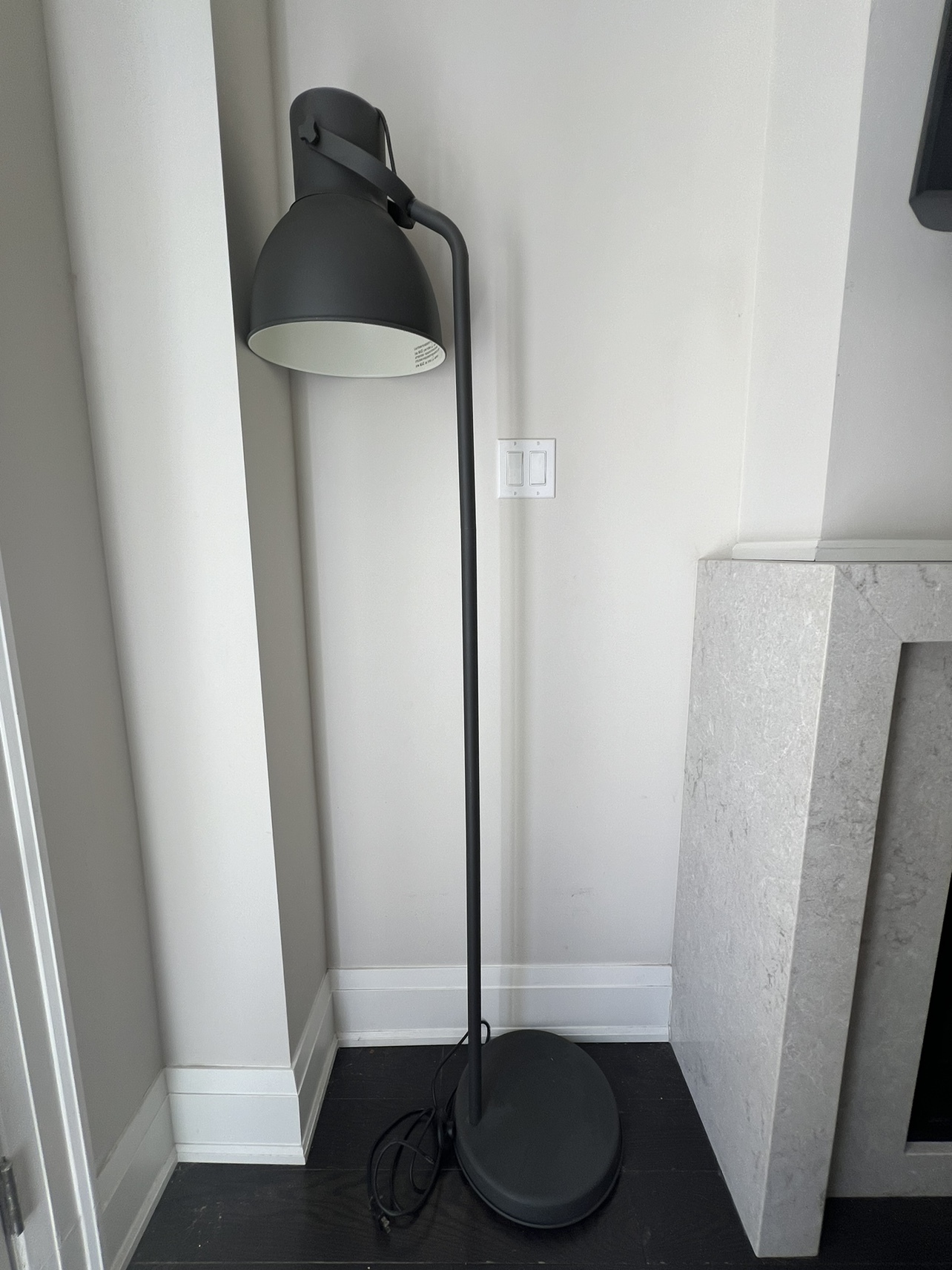 IKEA  Gray:Black Floor Lamp - photo 3