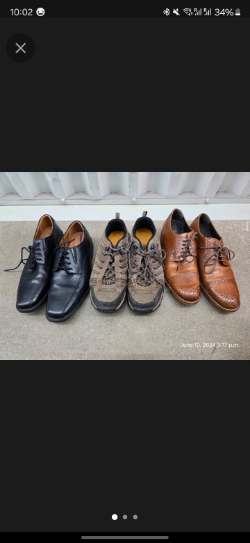 Men's Dress & Hiking Shoes Bundle - Size 9 - Great Condition! thumbnail