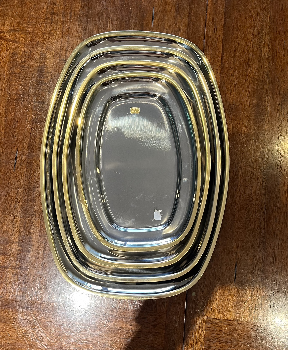 Gold trim serving trays - photo 3