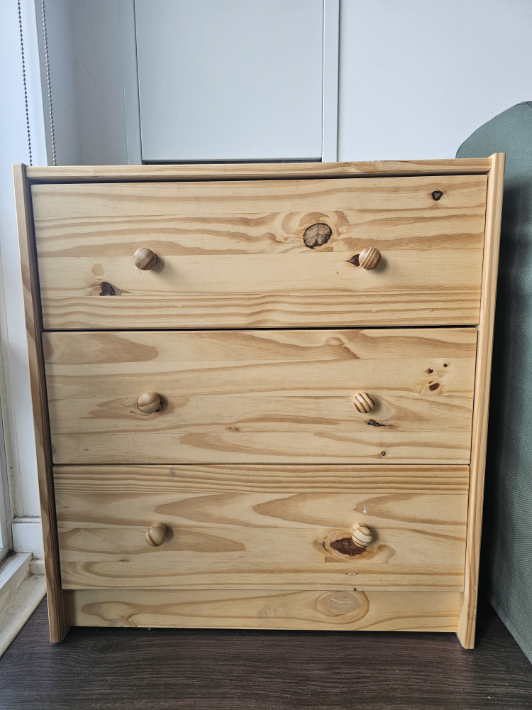 Small 3 drawer IKEA dresser