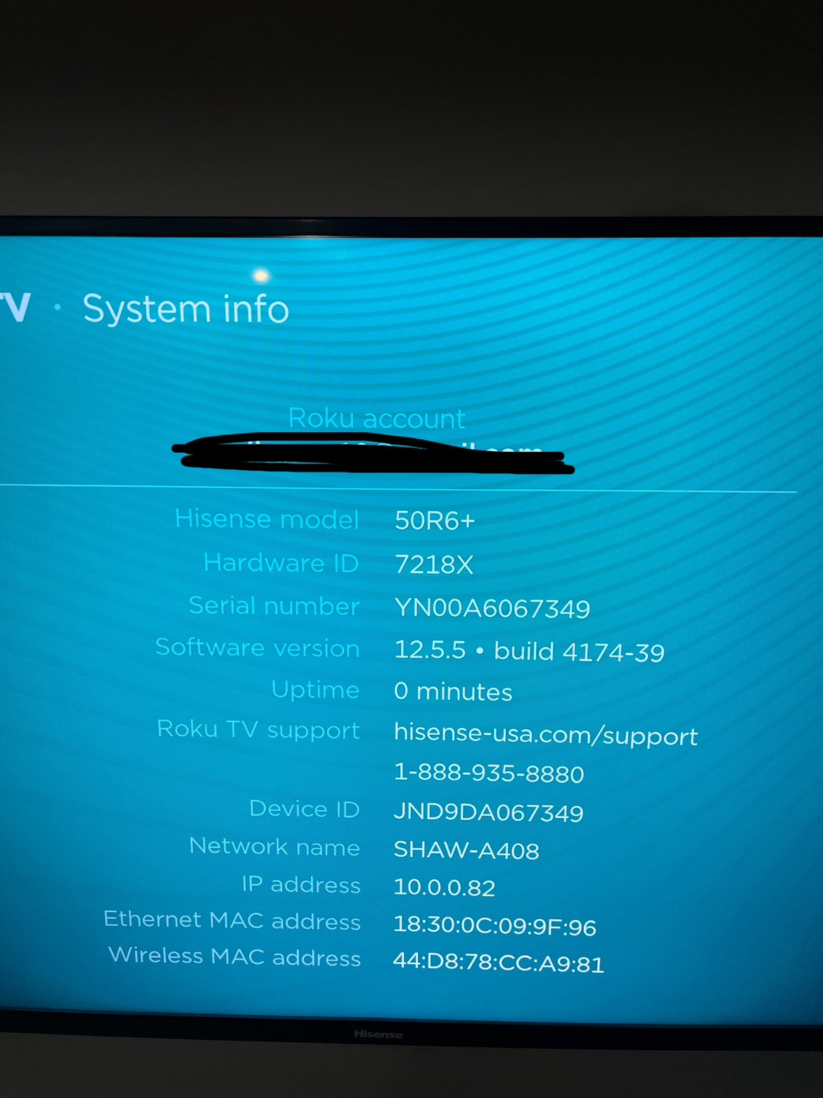 50” Hisense Roku TV - photo 2