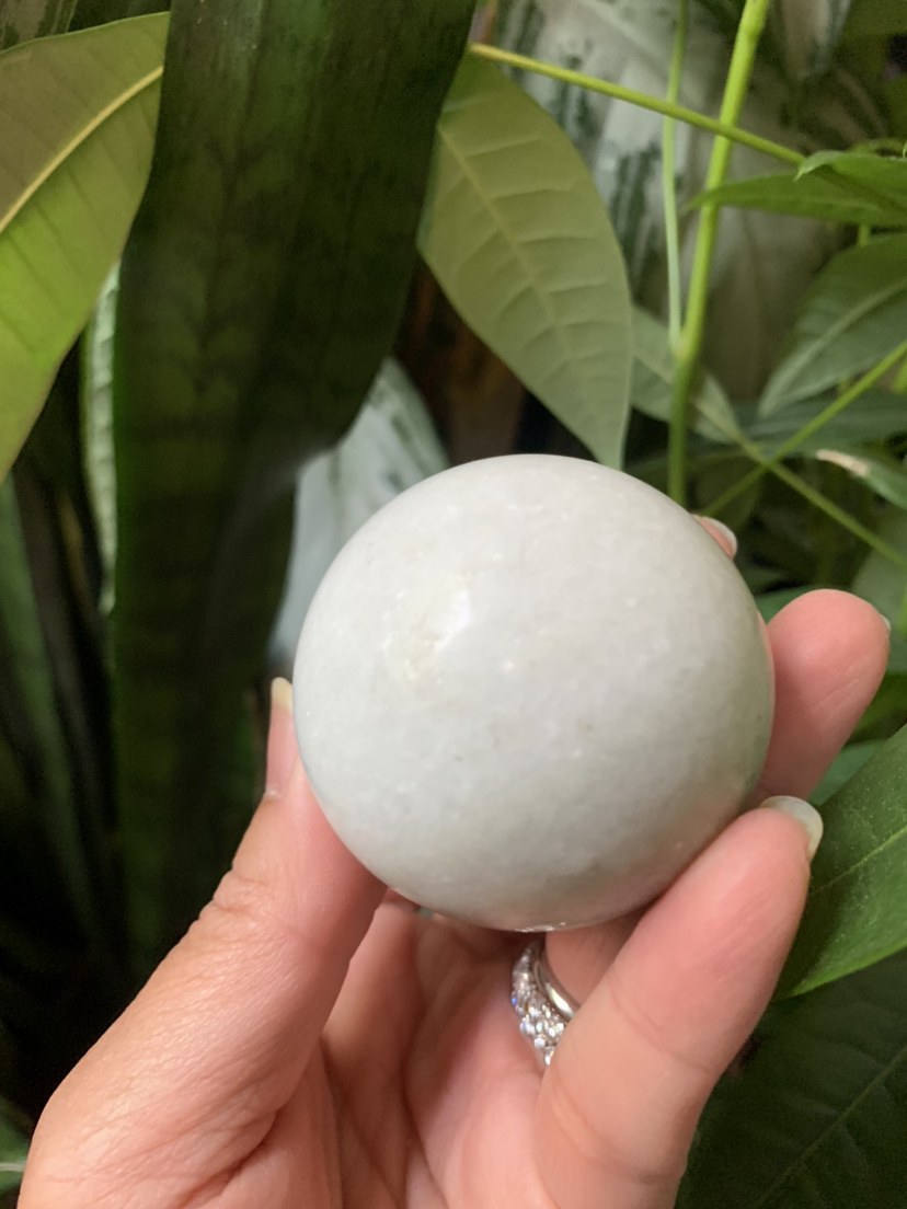 Green jade sphere (a) | crystal image indicator(2)