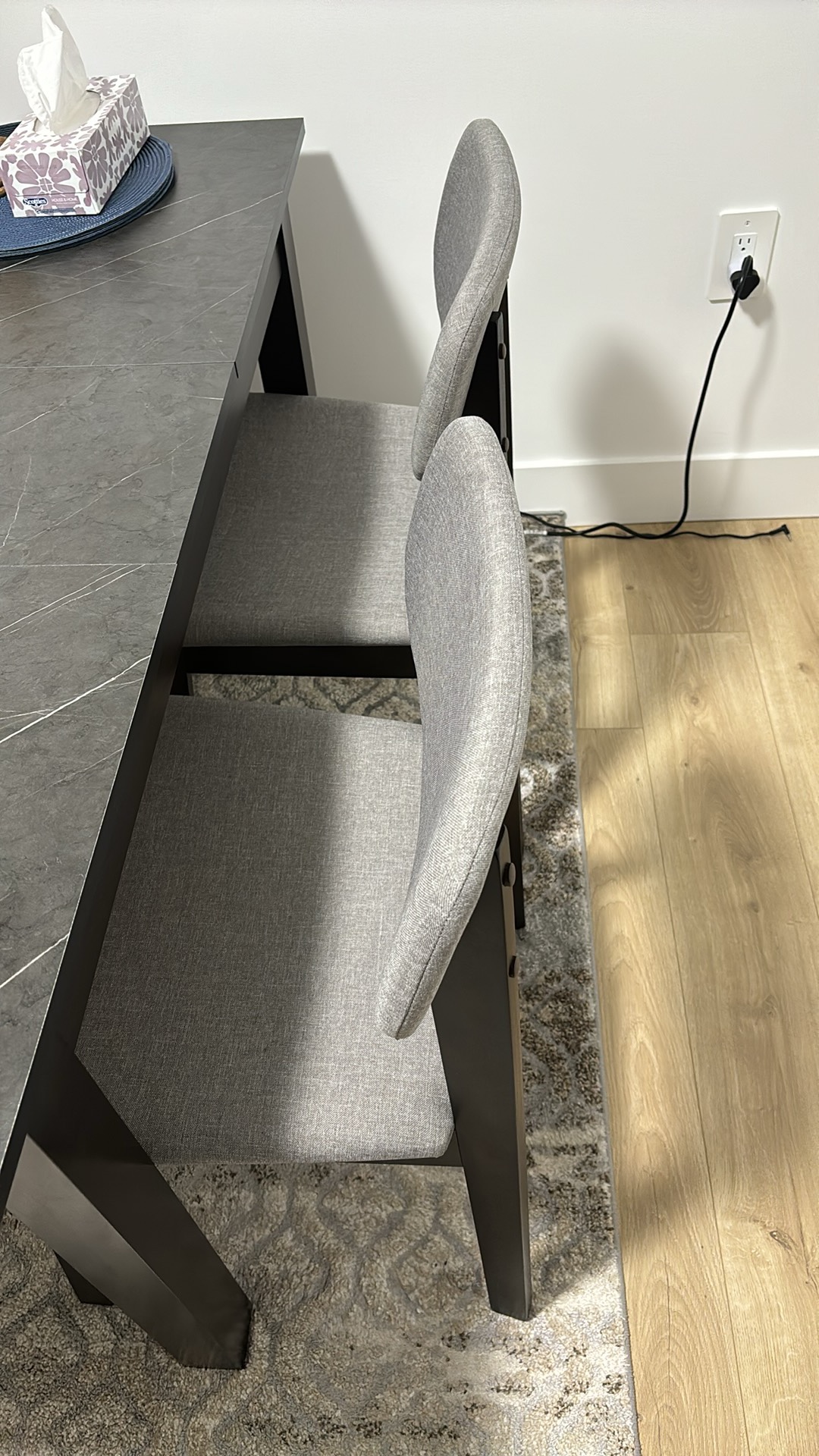 Brand New Condition Wooden Dining Table and 4 Chairs image indicator(4)