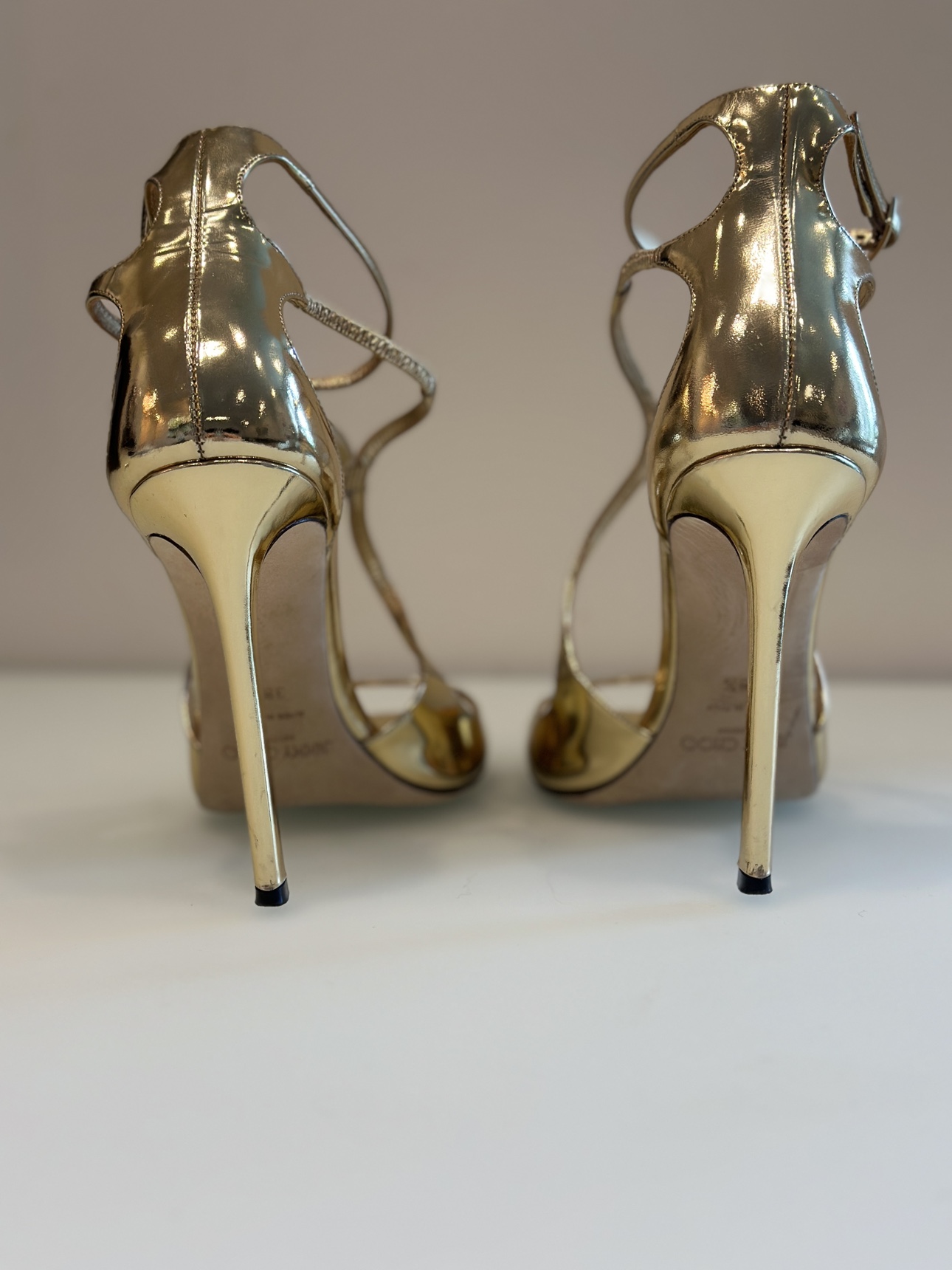 Jimmy Choo Heeled Sandals *38.5* Worn Once. Heels image indicator(4)