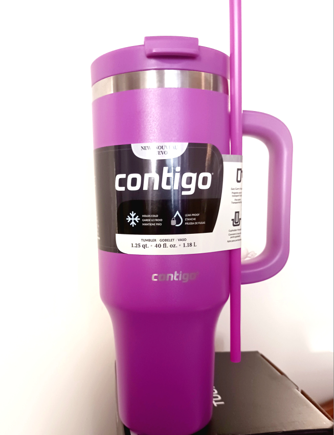 Brand new: Stanley style 40oz tumbler with carrier bag thumbnail