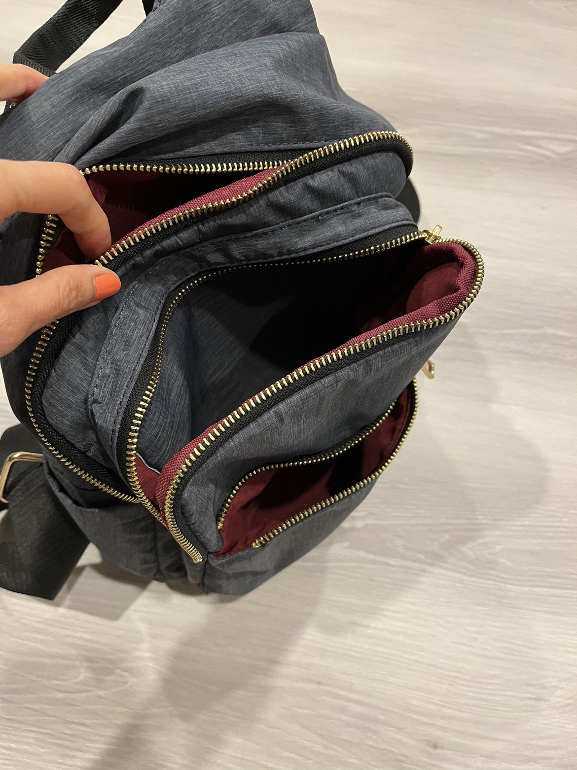 Naturalizer navy fabric backpack image indicator(6)