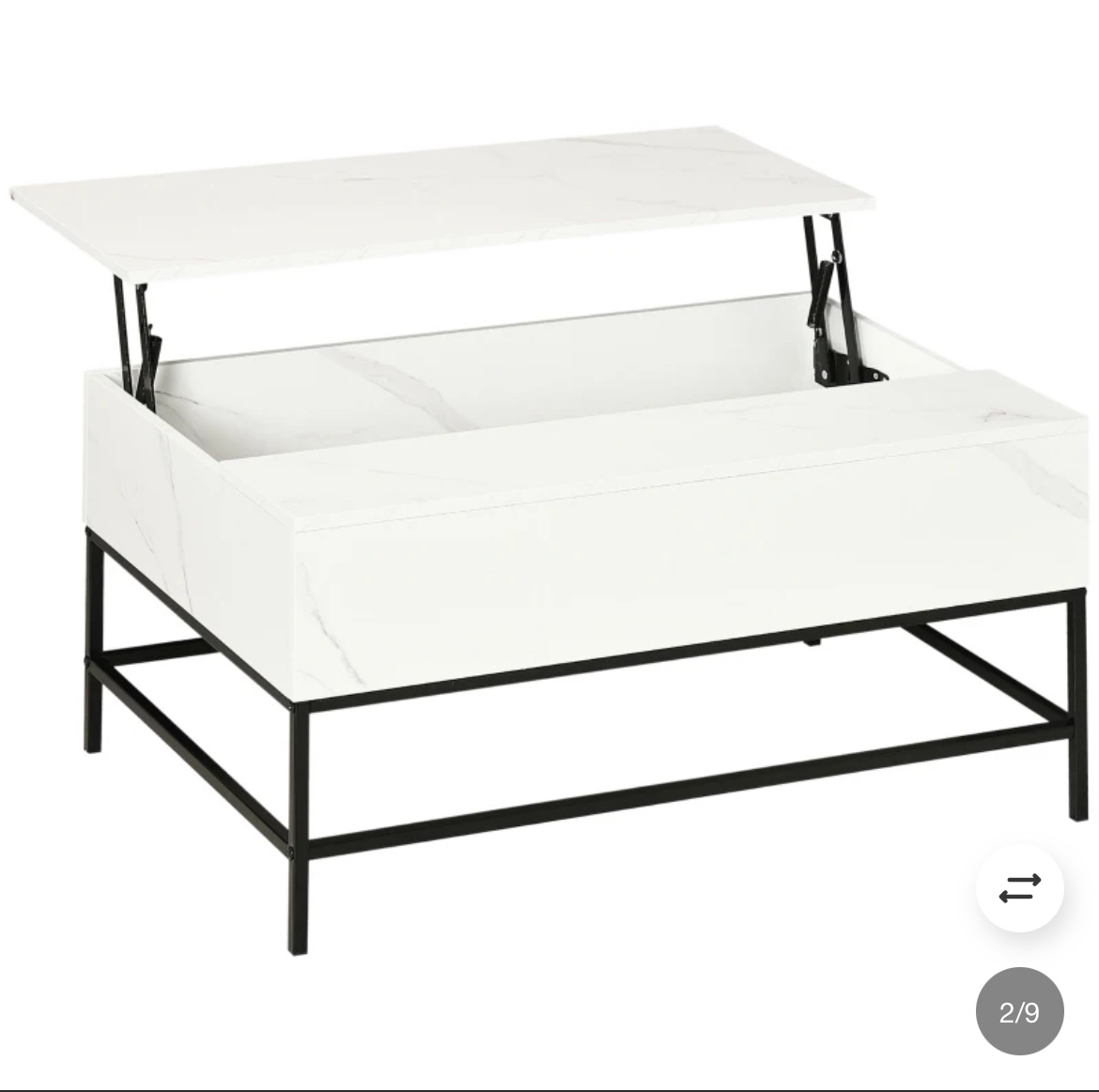 Beautiful White Coffee Table - photo 4
